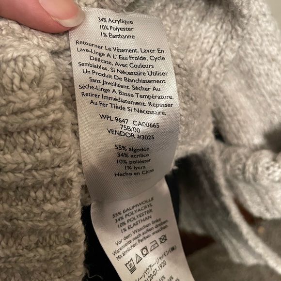 Women's Cowl Neck Tunic Sweater M - Picture 7 of 9